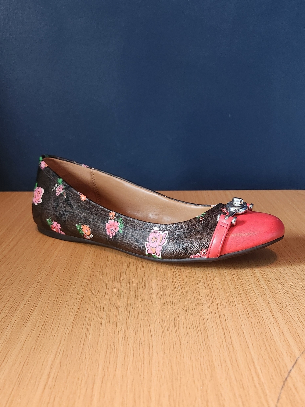 Coach "Leila" Ballet Flats- Floral- Size 8